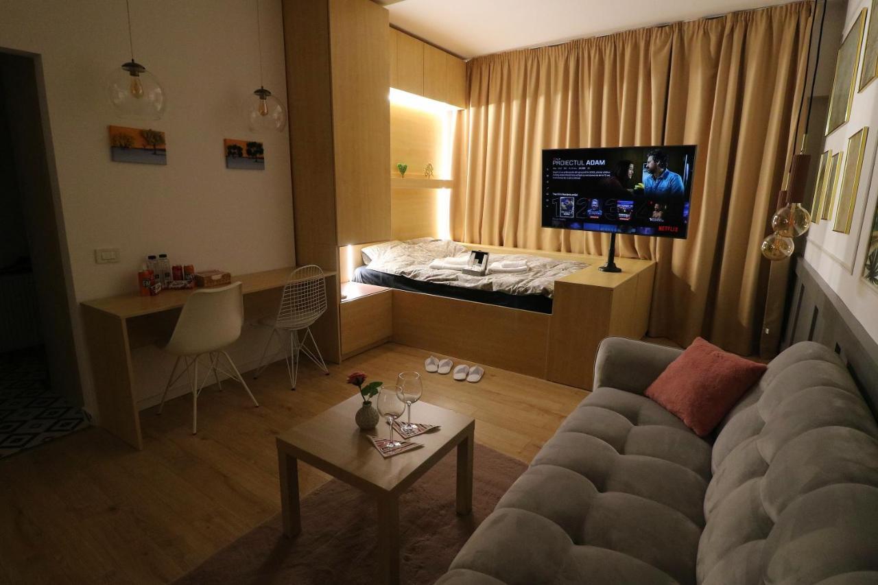 부쿠레슈티 Deluxe Studio Old Center Panoramic View Terrace 아파트 외부 사진