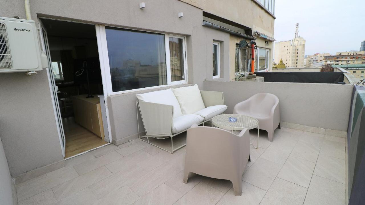부쿠레슈티 Deluxe Studio Old Center Panoramic View Terrace 아파트 외부 사진